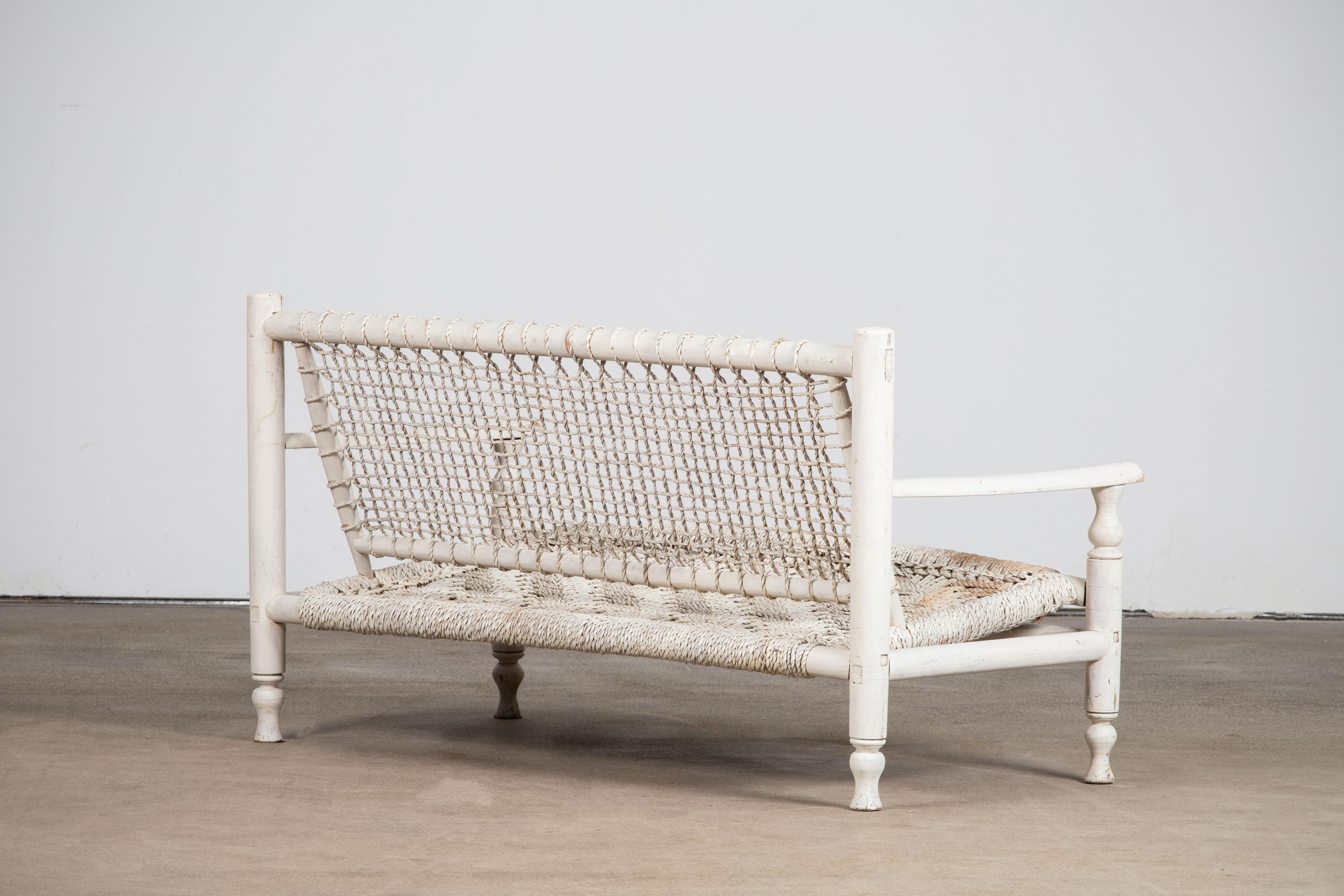 Sessel-Sofa des 20. Jahrhunderts, Audoux Minet Edition Vibo, 1950 im Angebot 3