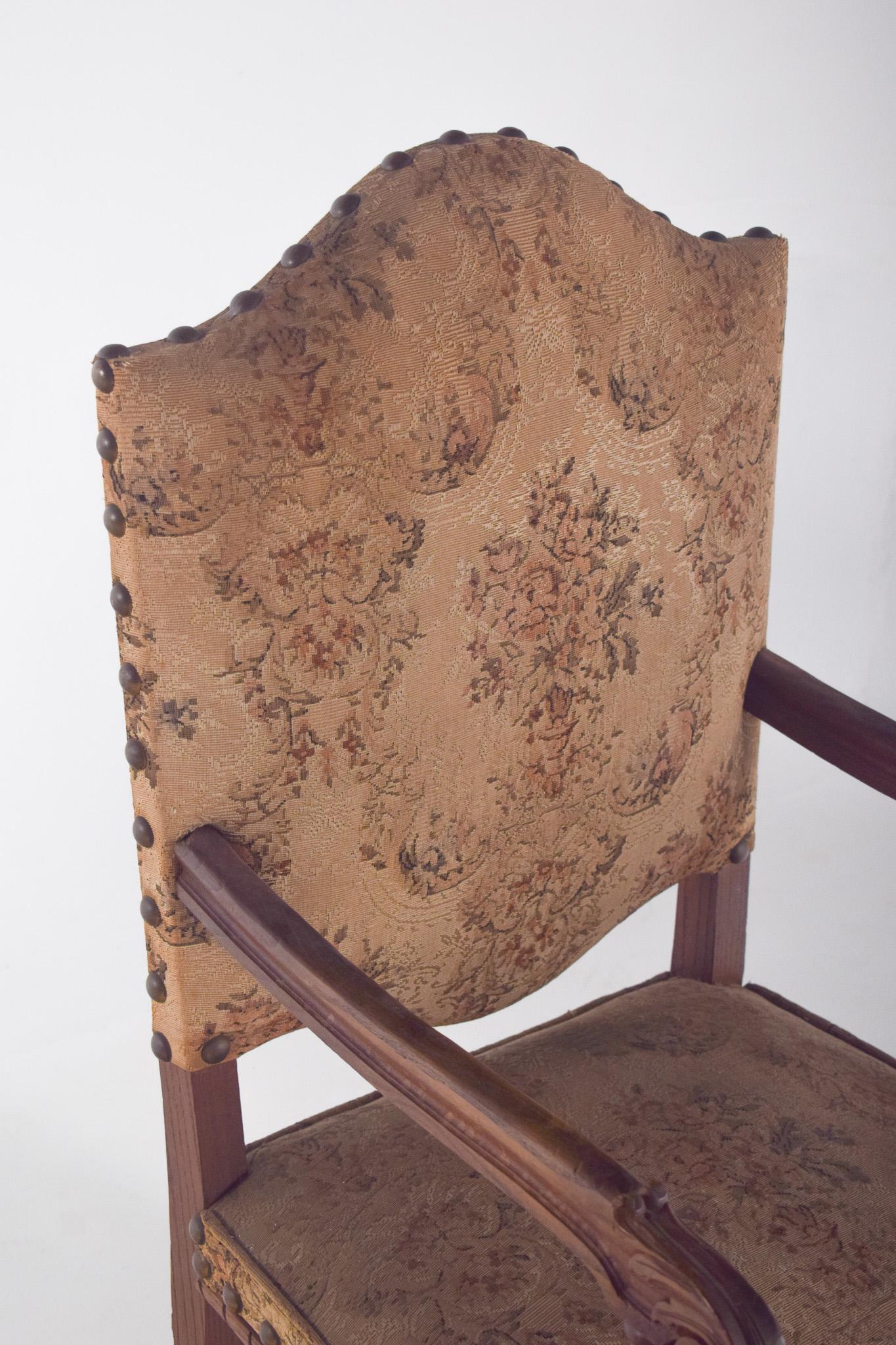 20ième siècle Fauteuil du 20e siècle avec dossier et sièges tapissés en vente