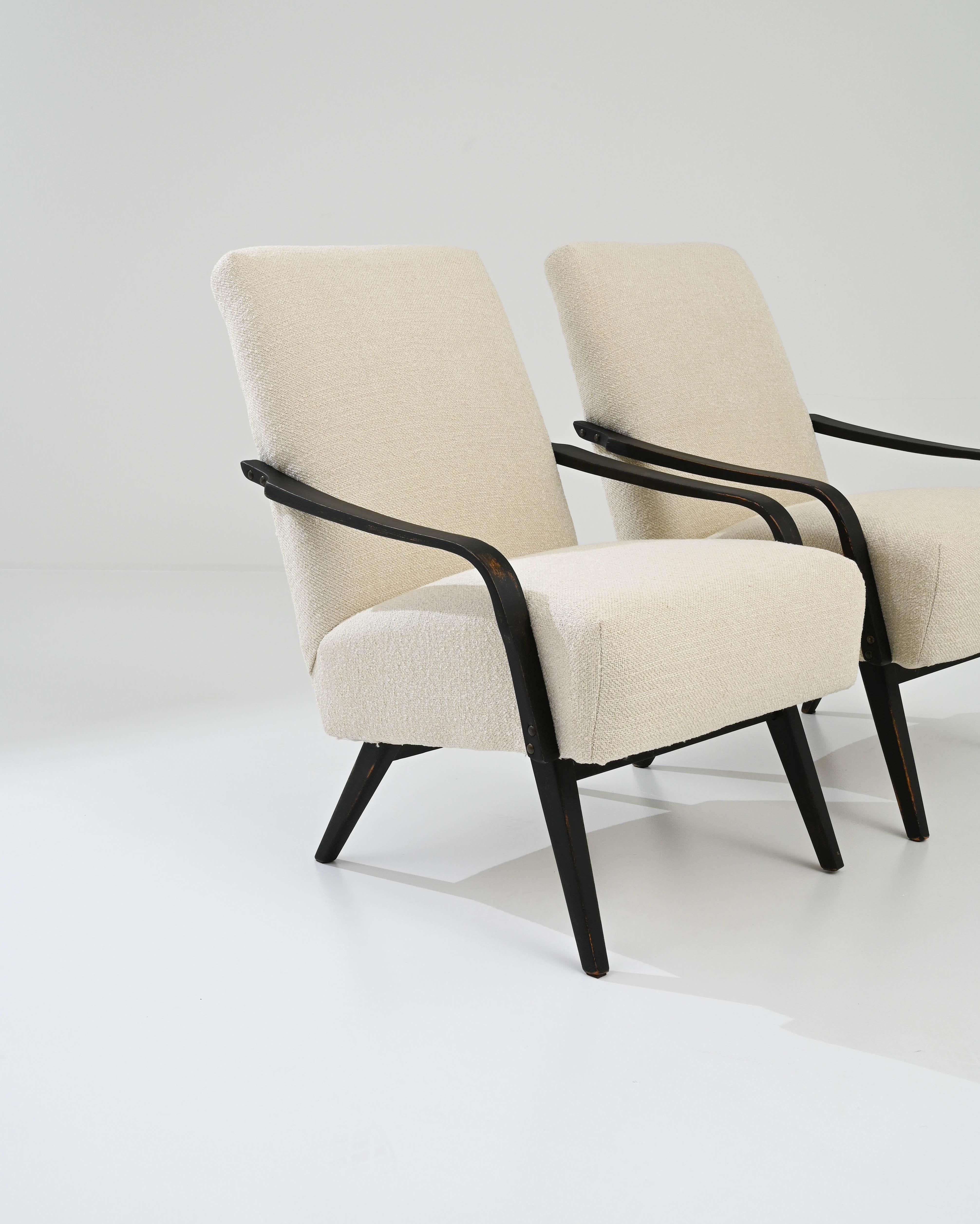 20th Century Armchairs by TON, a Pair For Sale 4