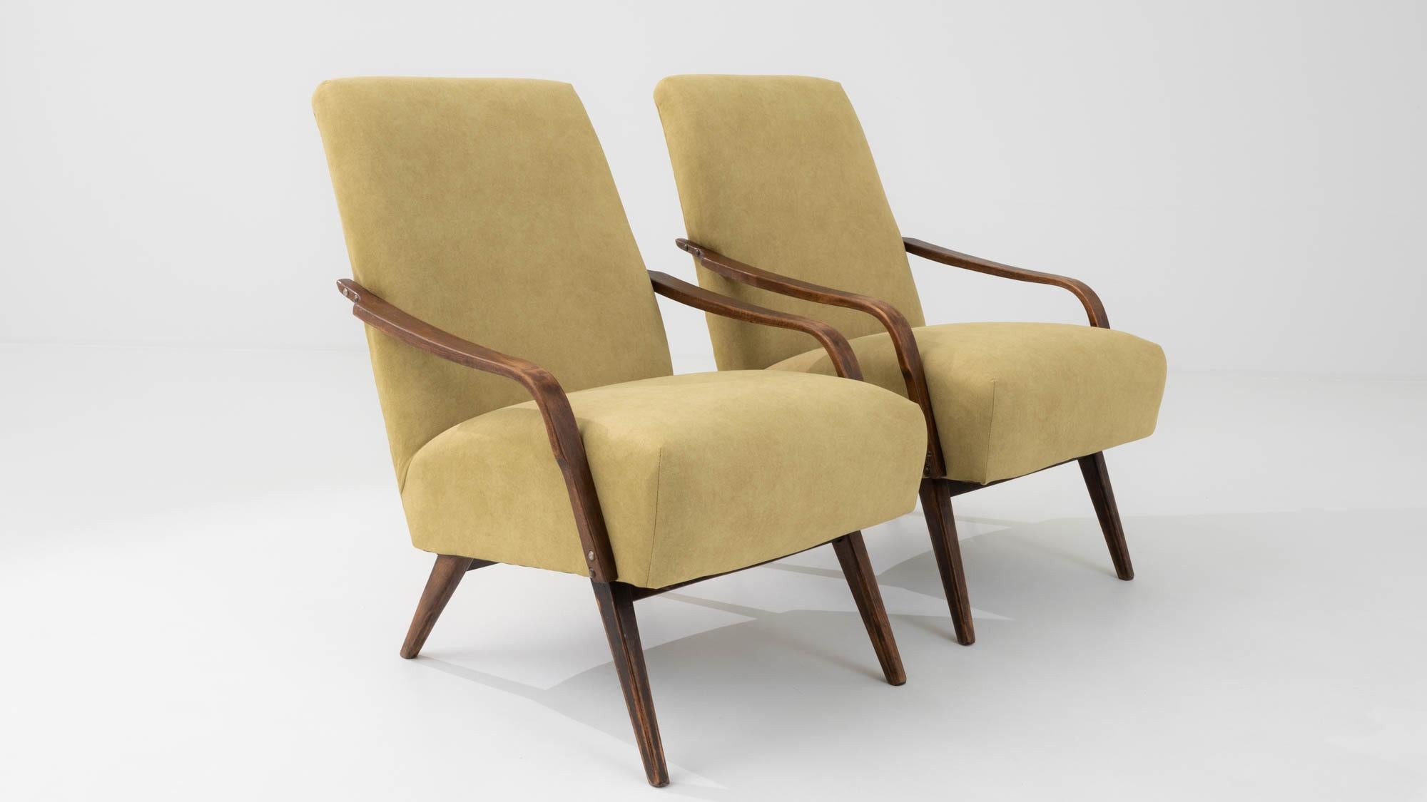 20th Century Armchairs by TON, a Pair 4