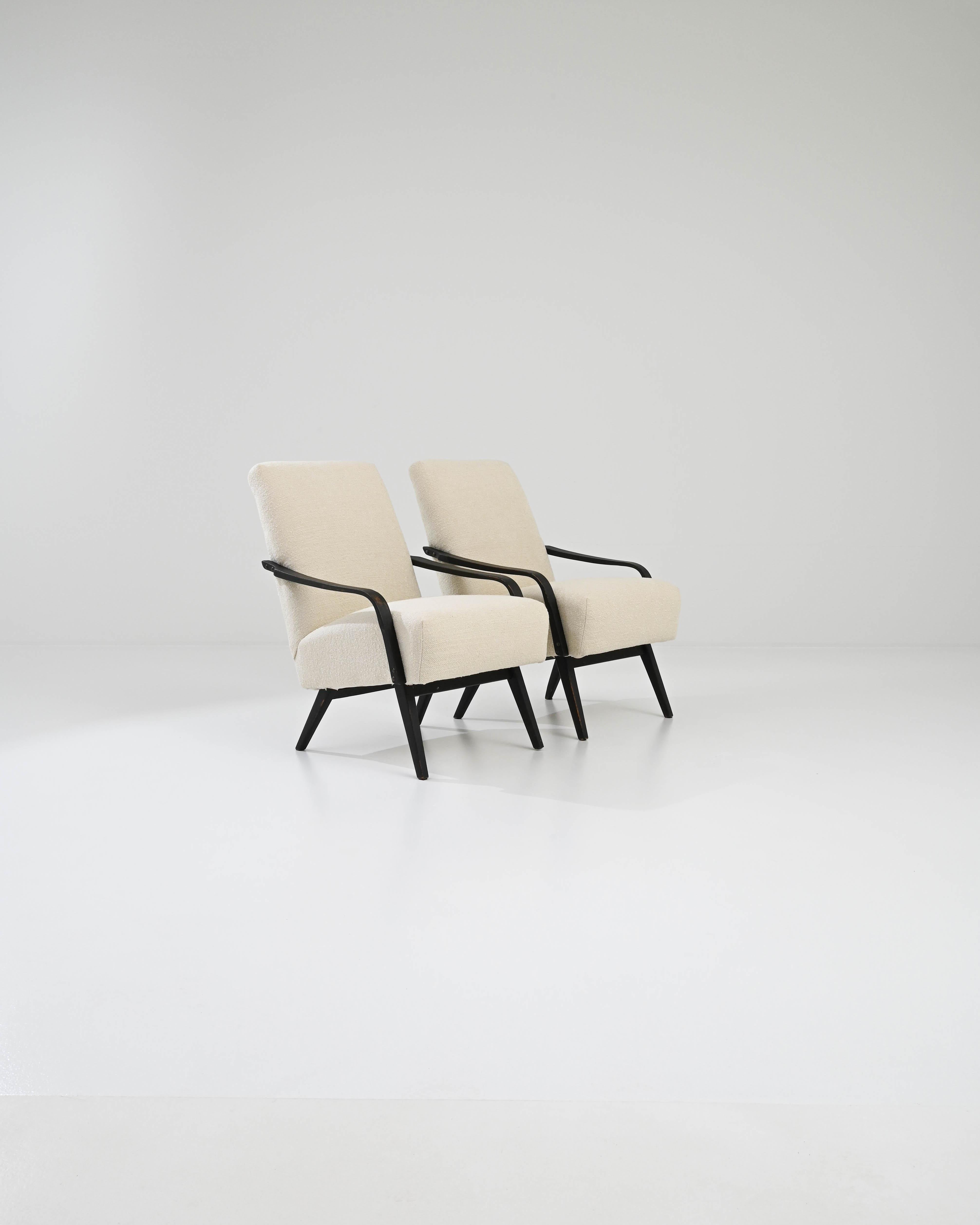 20th Century Armchairs by TON, a Pair For Sale 3
