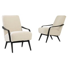 Vintage 20th Century Armchairs by TON, a Pair