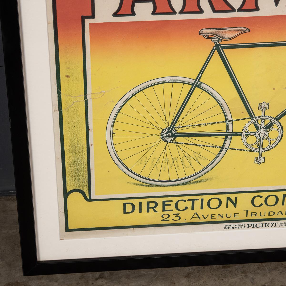 20th Century Armor Bicycles Poster of Eugene Christophe, c.1912 For Sale 6