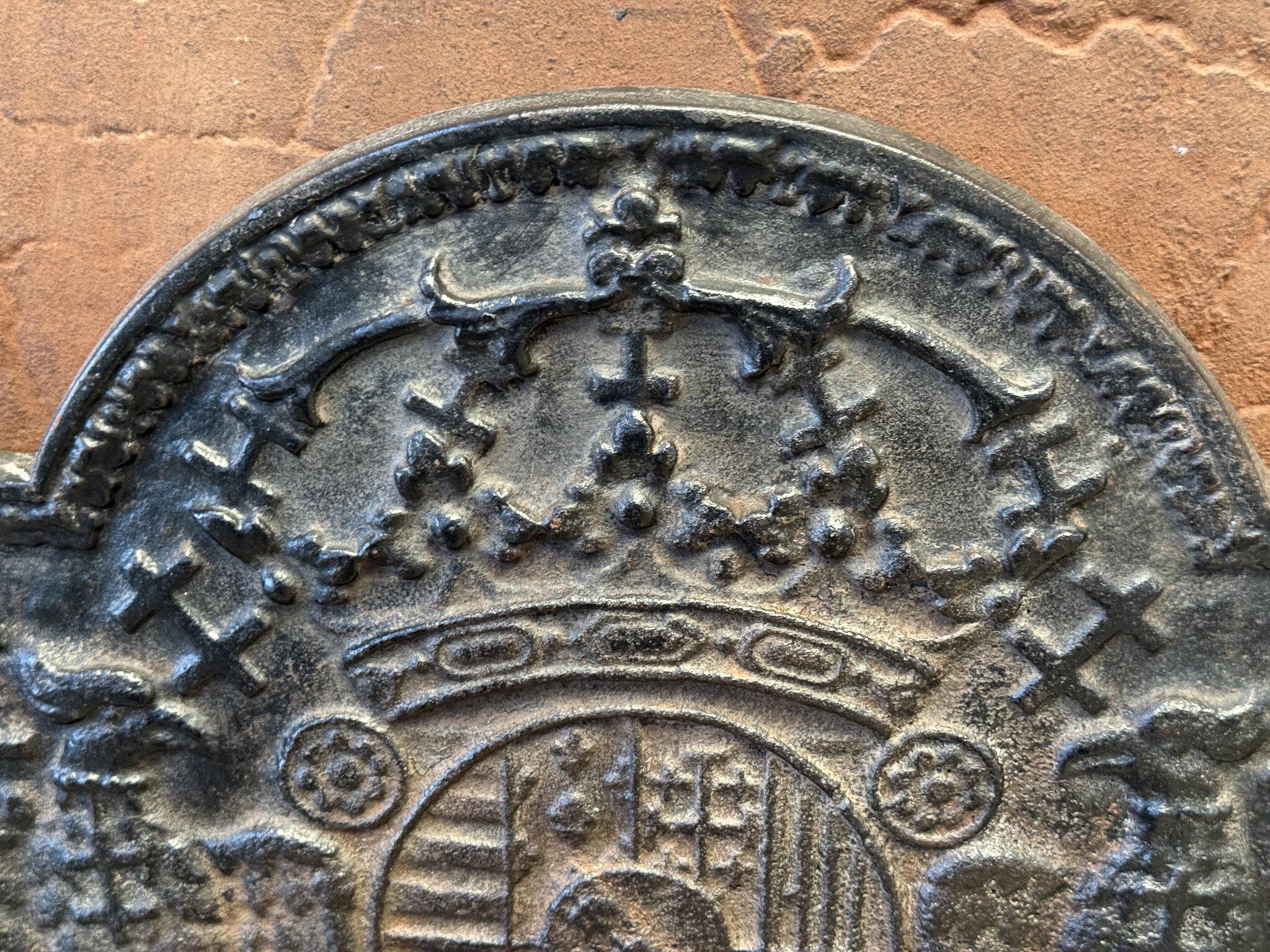 20th Century 'Arms of Loraine' Fireback / Backsplash, Louis XIV Style For Sale 4