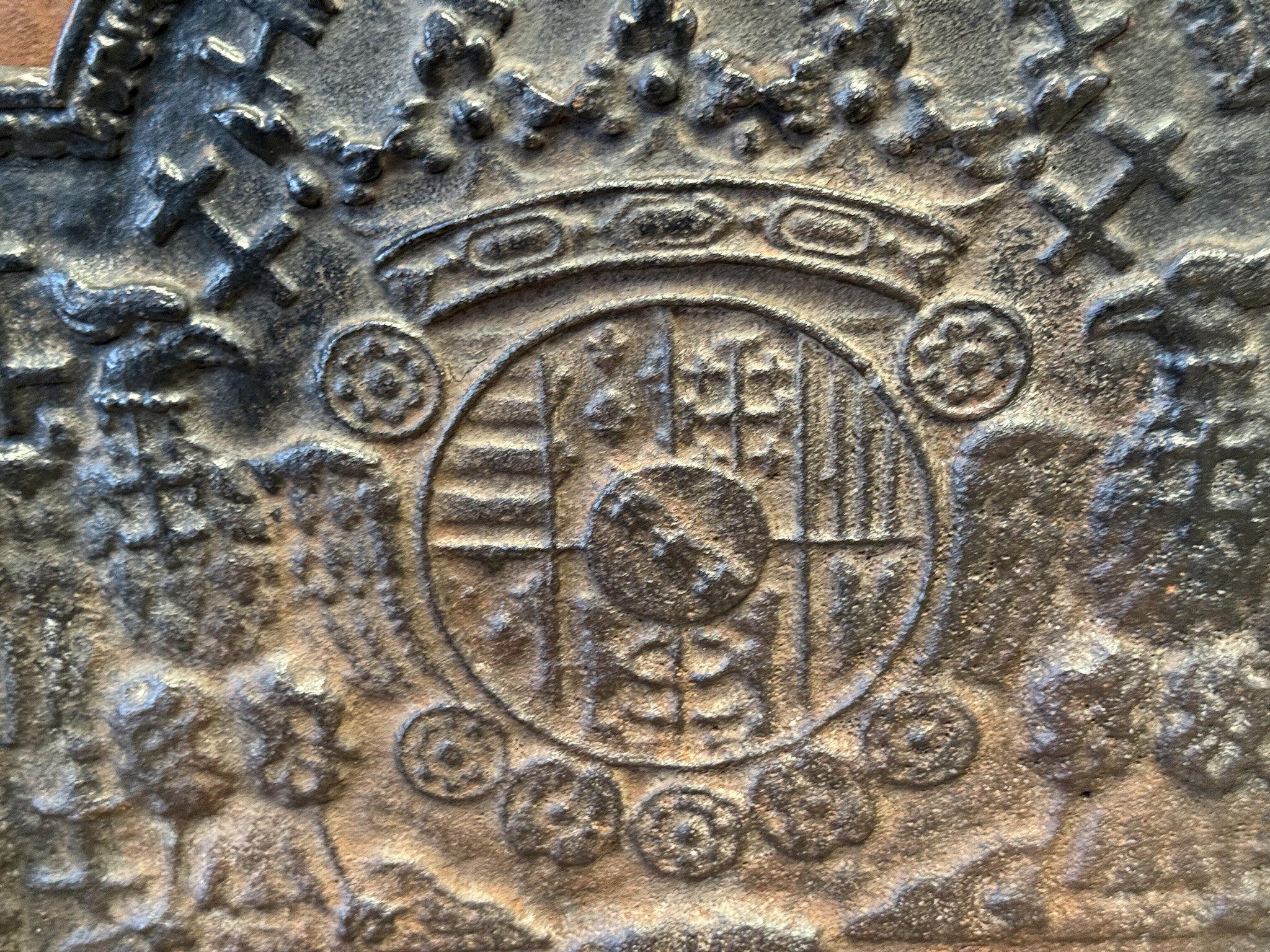 20th Century 'Arms of Loraine' Fireback / Backsplash, Louis XIV Style For Sale 5