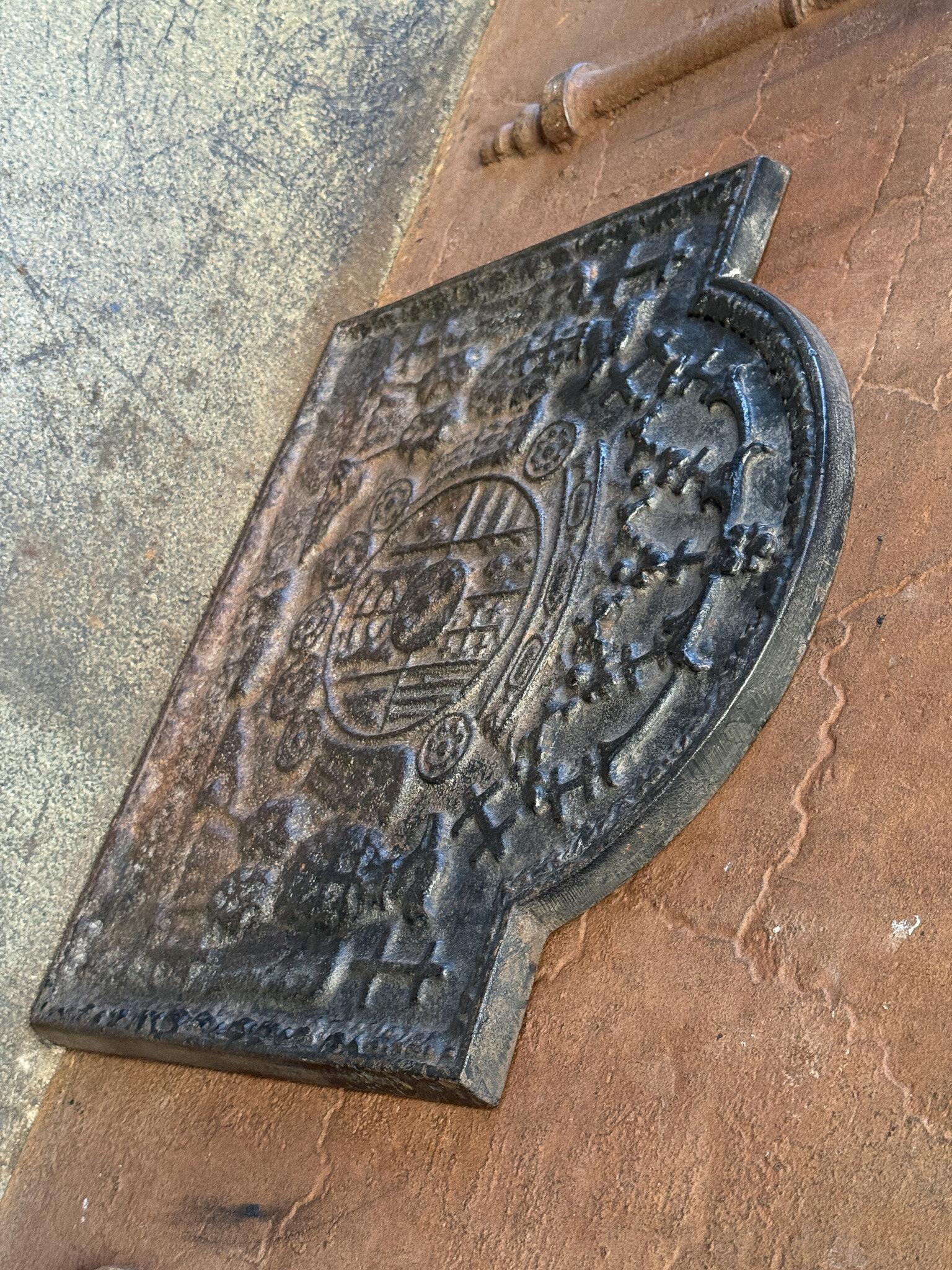 20th Century 'Arms of Loraine' Fireback / Backsplash, Louis XIV Style For Sale 6