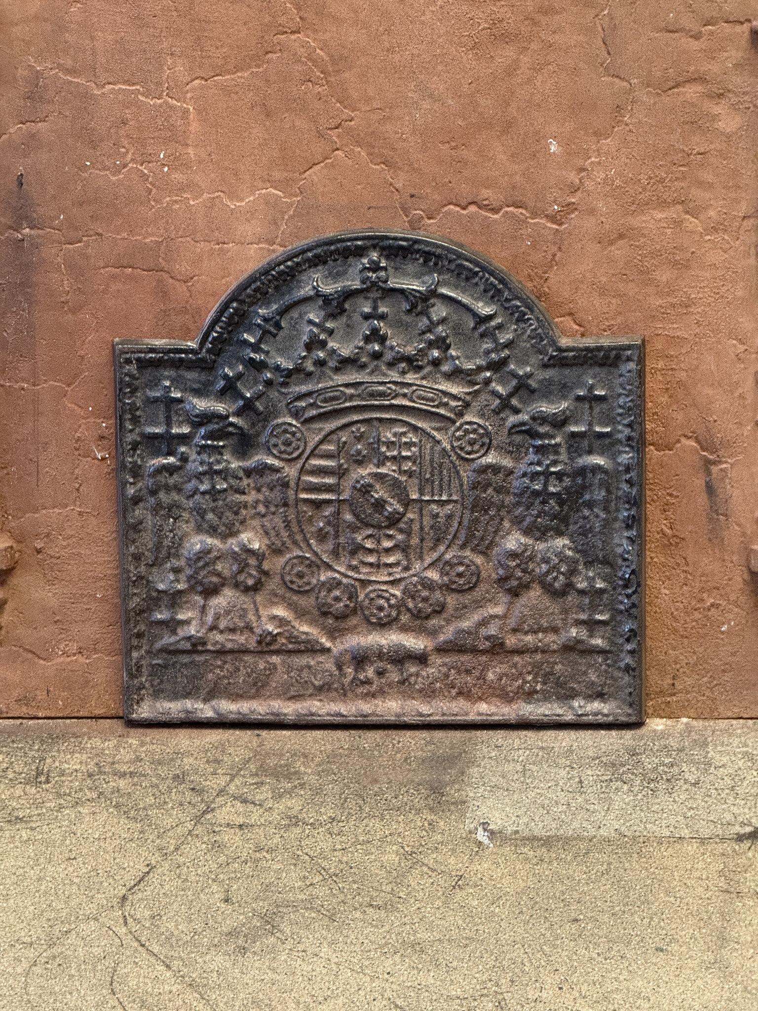 20th Century 'Arms of Loraine' Fireback / Backsplash, Louis XIV Style For Sale 10