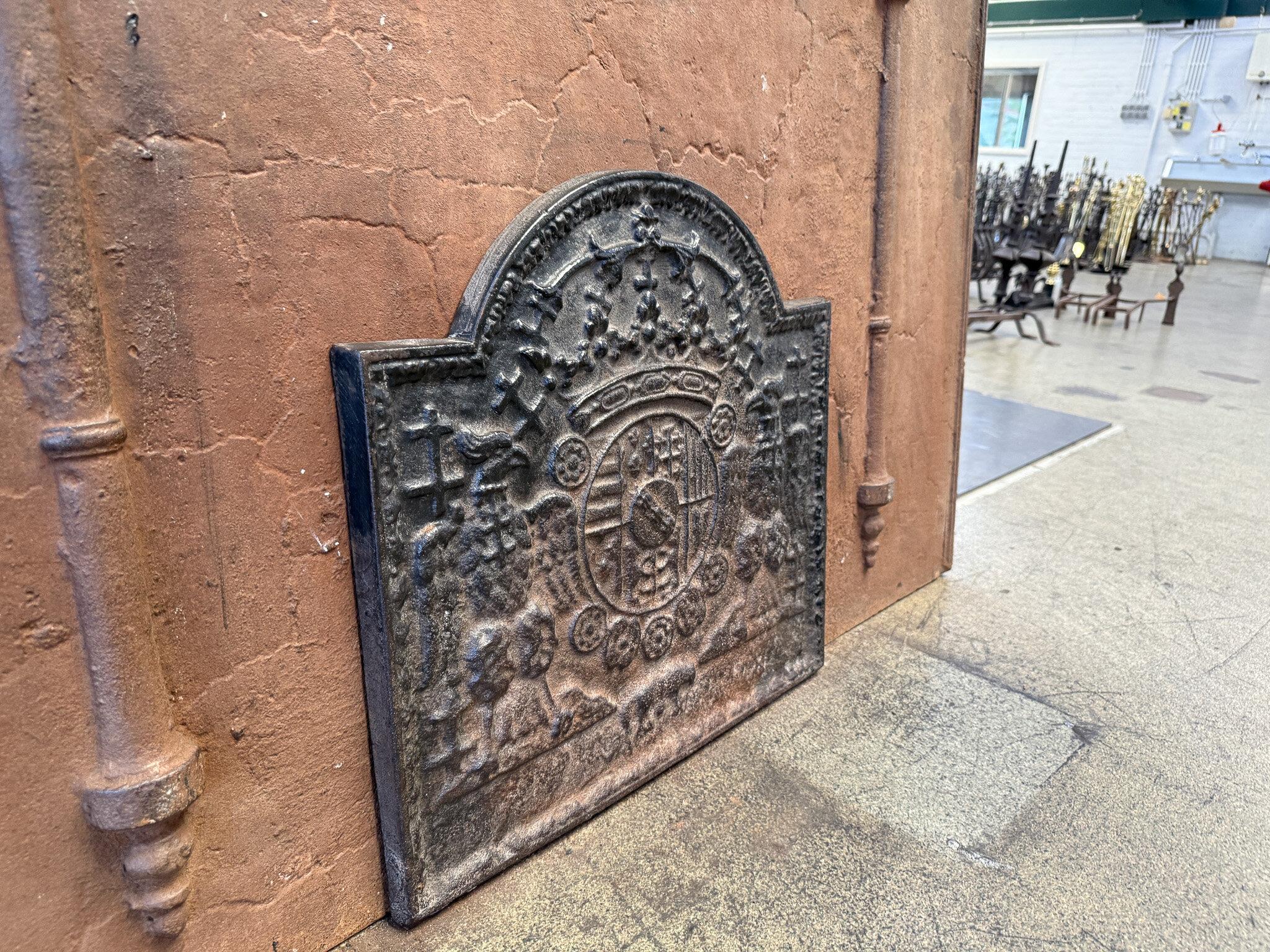 20th Century 'Arms of Loraine' Fireback / Backsplash, Louis XIV Style For Sale 12
