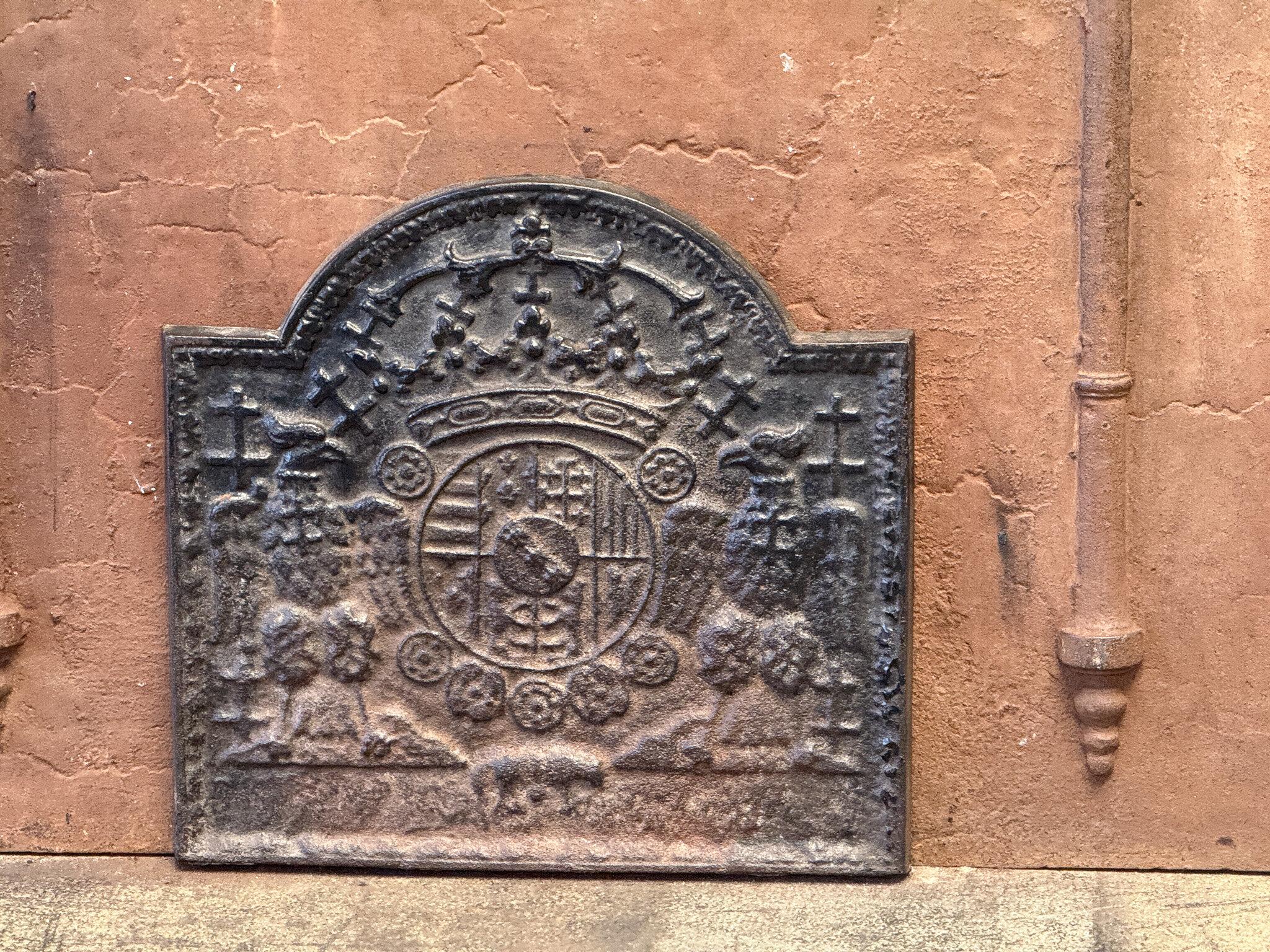 20th Century 'Arms of Loraine' Fireback / Backsplash, Louis XIV Style For Sale 1
