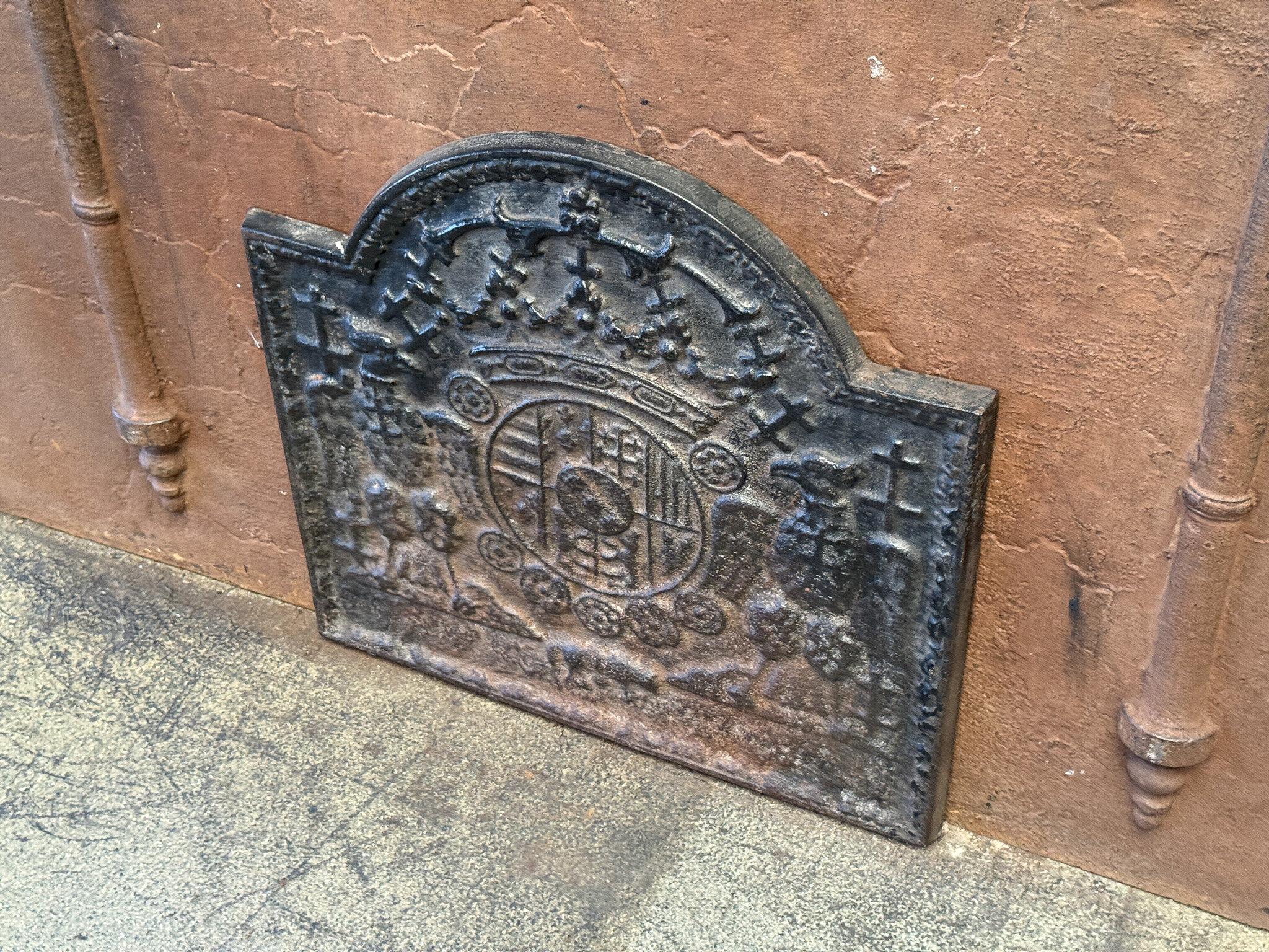 20th Century 'Arms of Loraine' Fireback / Backsplash, Louis XIV Style For Sale 2