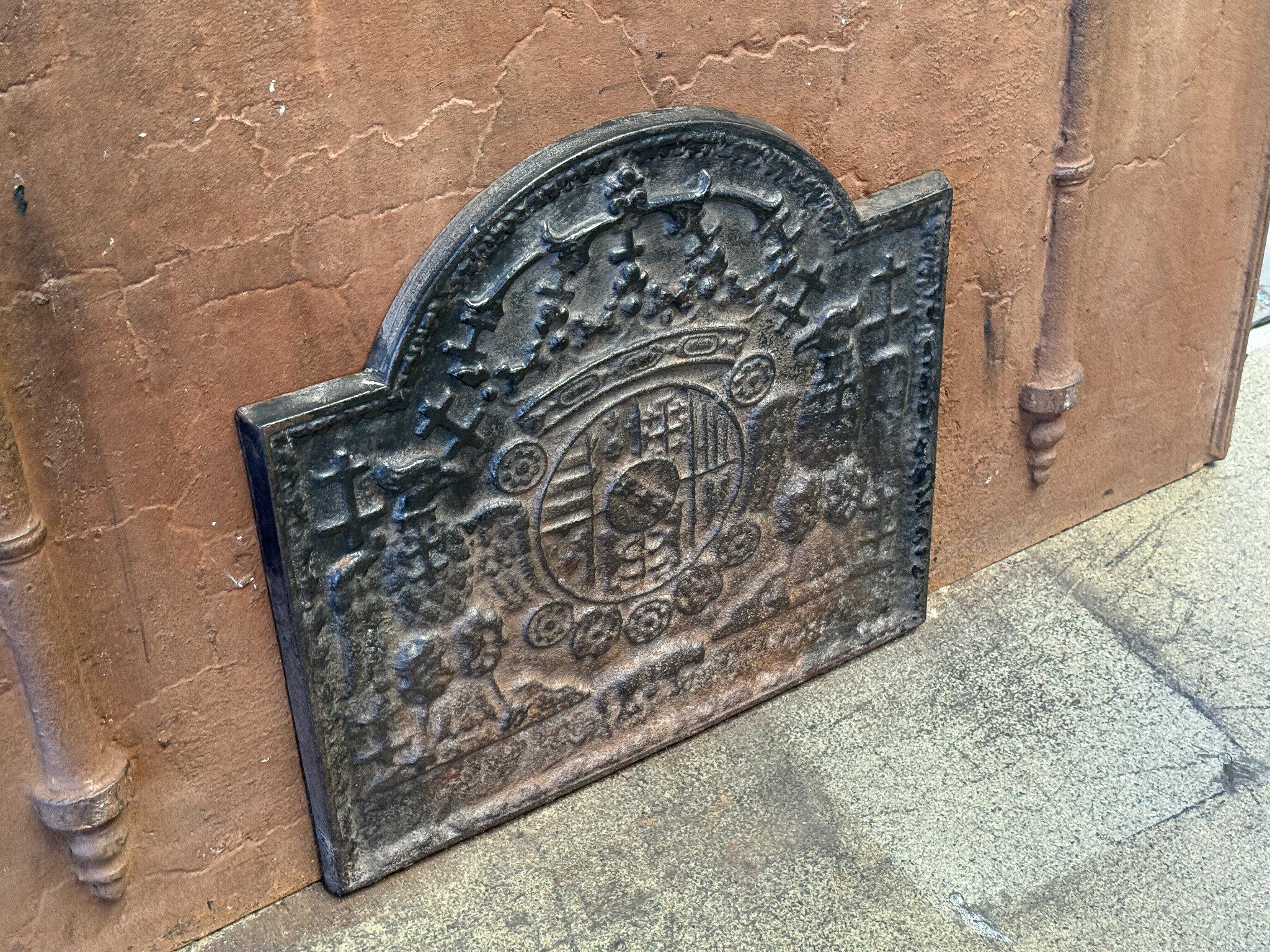 20th Century 'Arms of Loraine' Fireback / Backsplash, Louis XIV Style For Sale 3