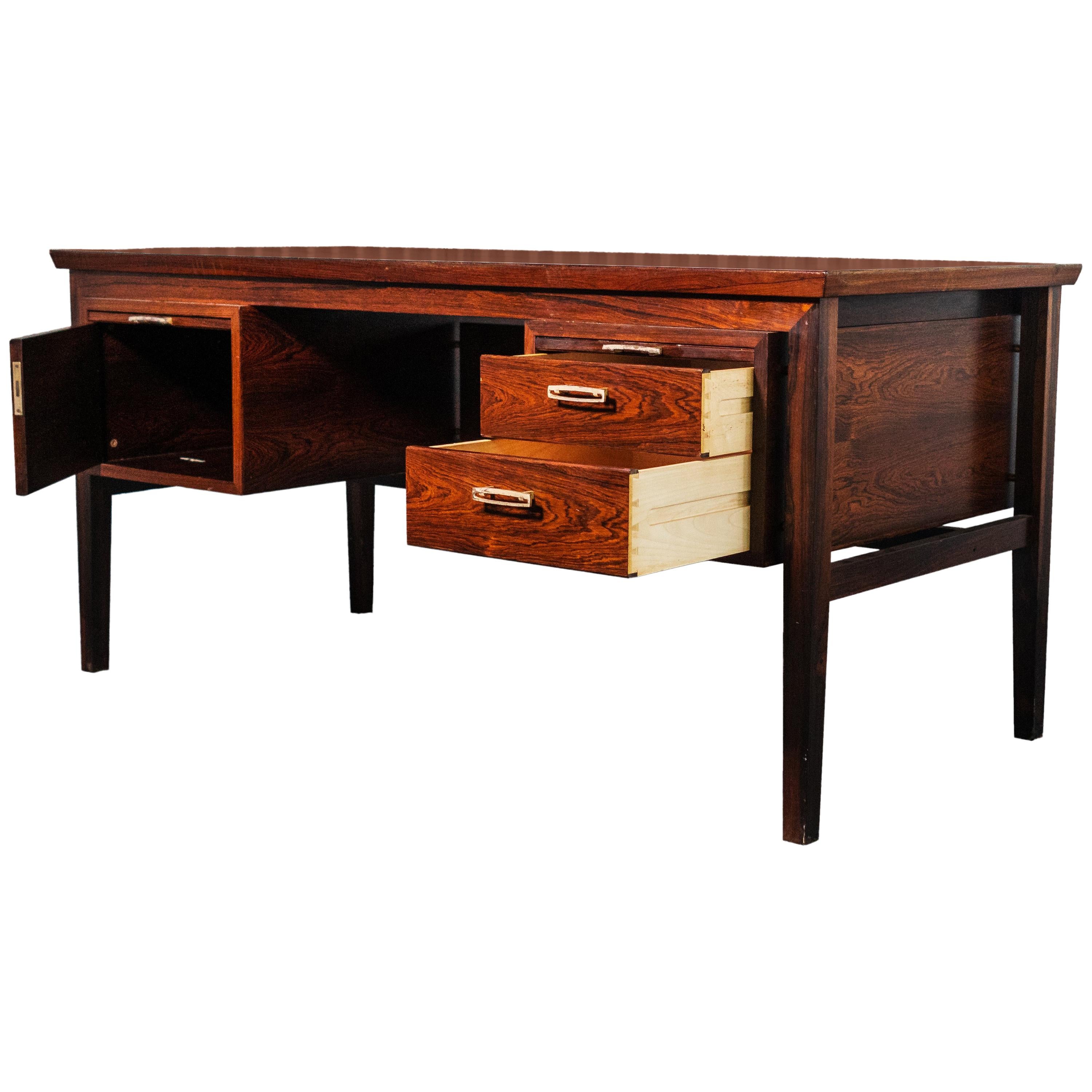 20th Century Arne Vodder Styled Writing Table For Sale