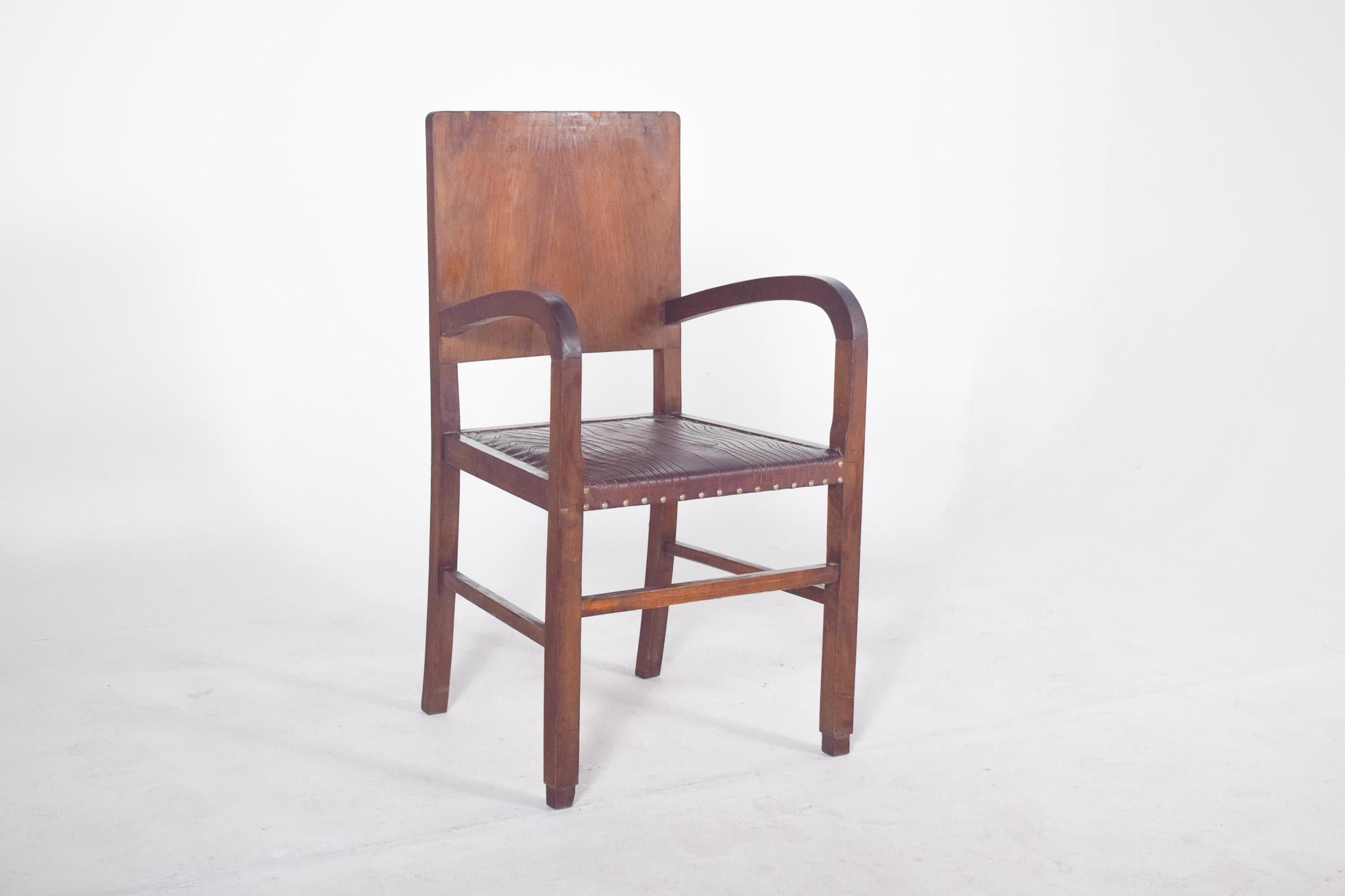 Art déco Fauteuil Art Déco du 20ème siècle en vente