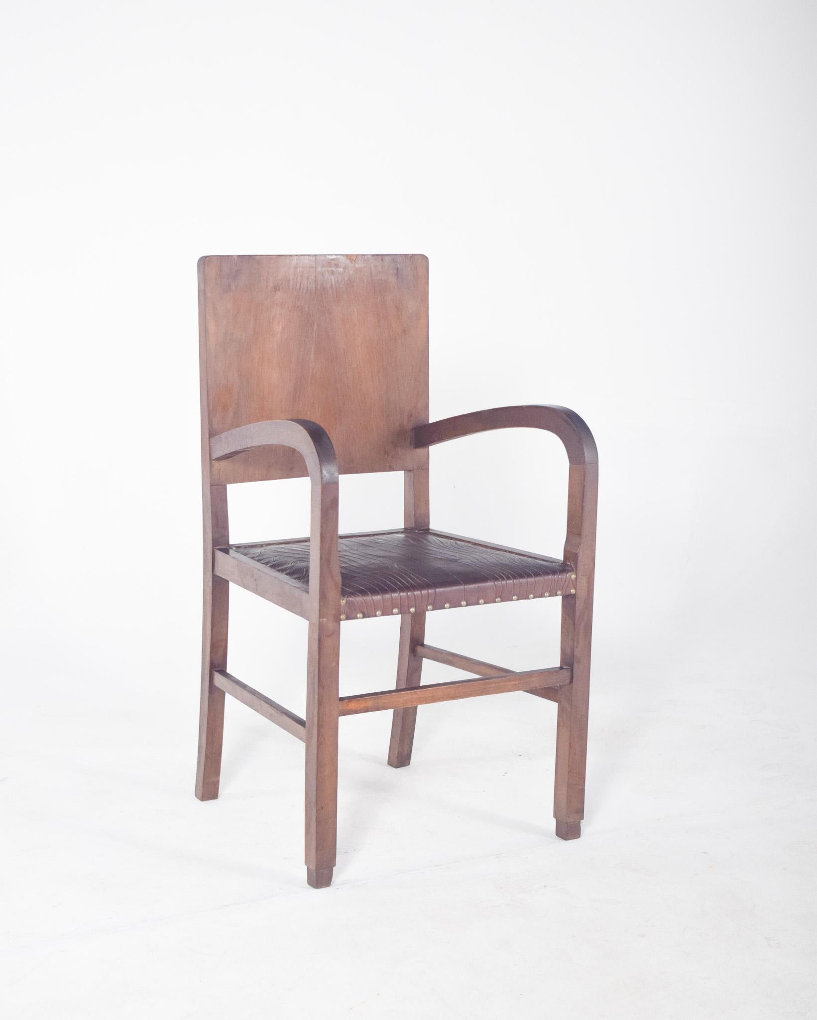 Portugais Fauteuil Art Déco du 20ème siècle en vente