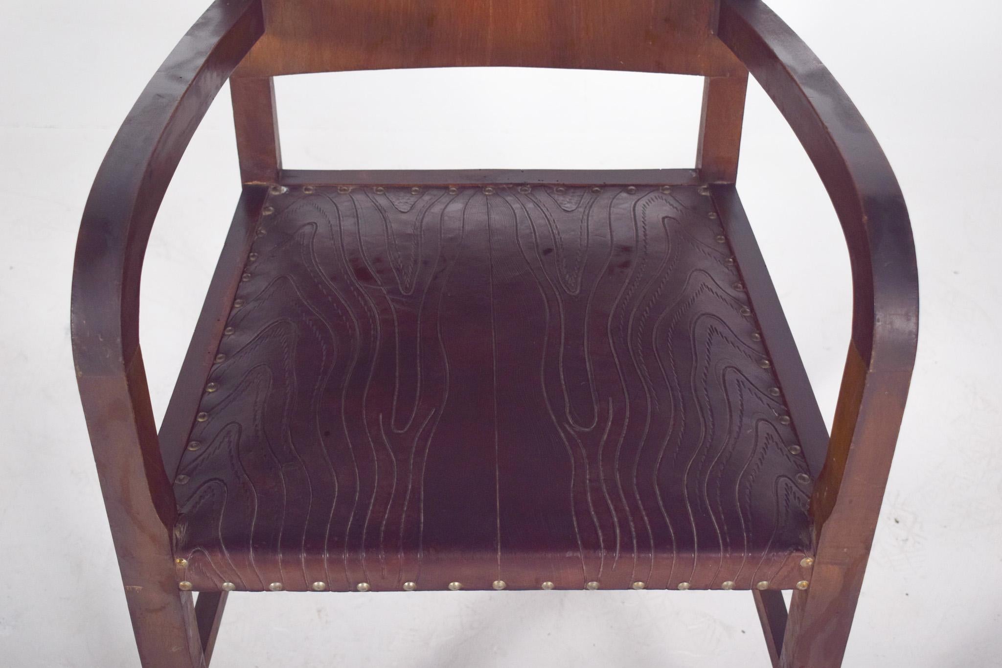 Fauteuil Art Déco du 20ème siècle en vente 1
