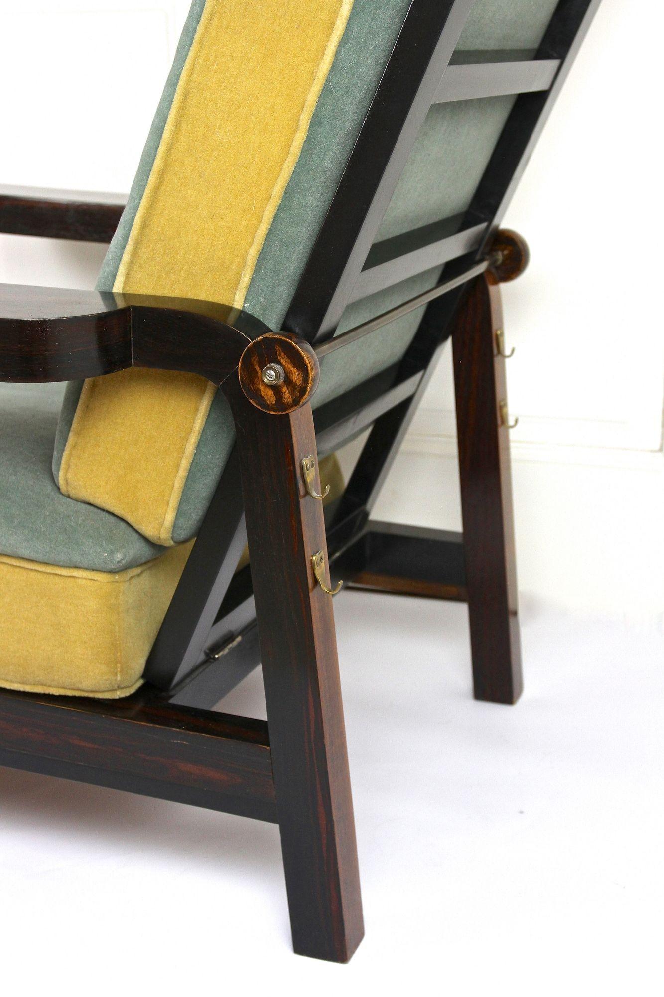Fabric 20th Century Art Deco Armchair 