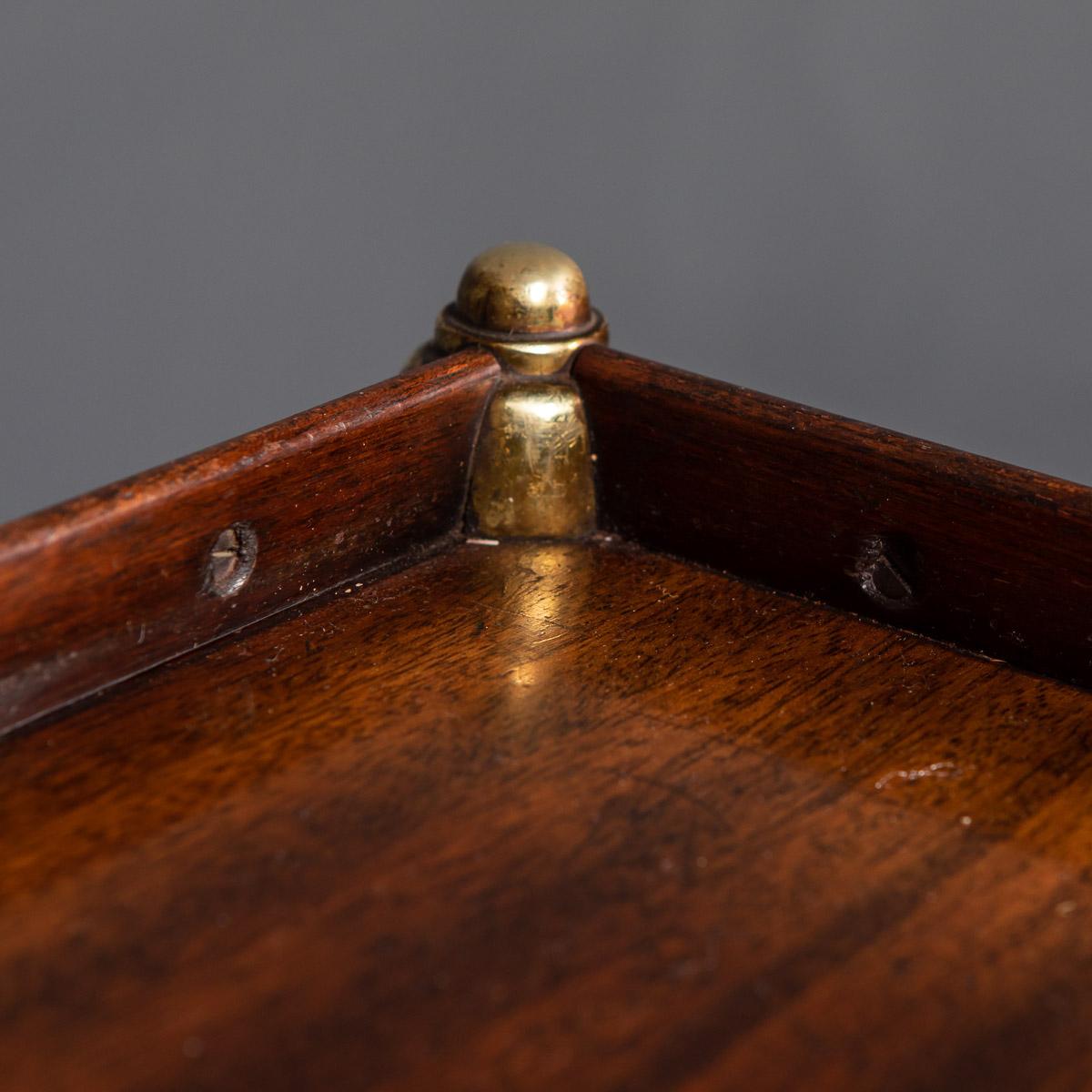 20th Century Art Deco Brass & Mahogany Drinks Trolley, c.1930 13