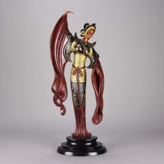 20th Century Art Deco Bronze Entitled "Chinese Legend" by Erté