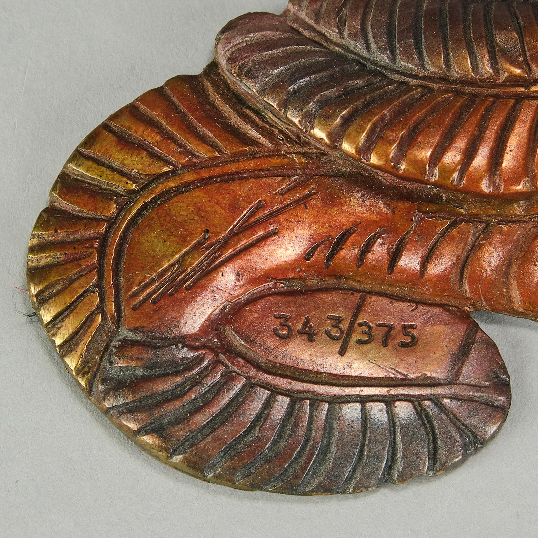 20th Century Art Deco Cold-Painted Bronze entitled 