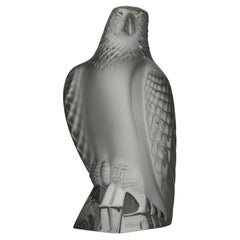 20th Century Art Deco Crystal Glass Sculpture entitled "Aigle" by Marc Lalique
