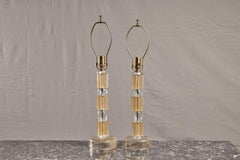 20th Century Art Deco Morano Glass Lamp