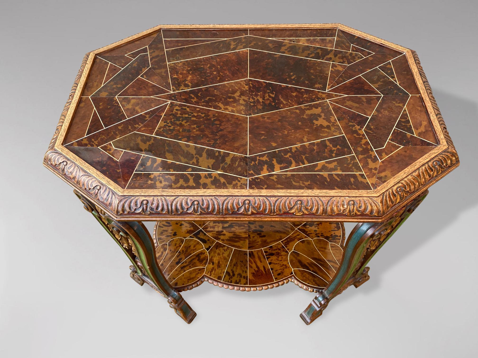 Belgian 20th Century Art Deco Occasional Table by Maison Franck Antwerp Belgium For Sale