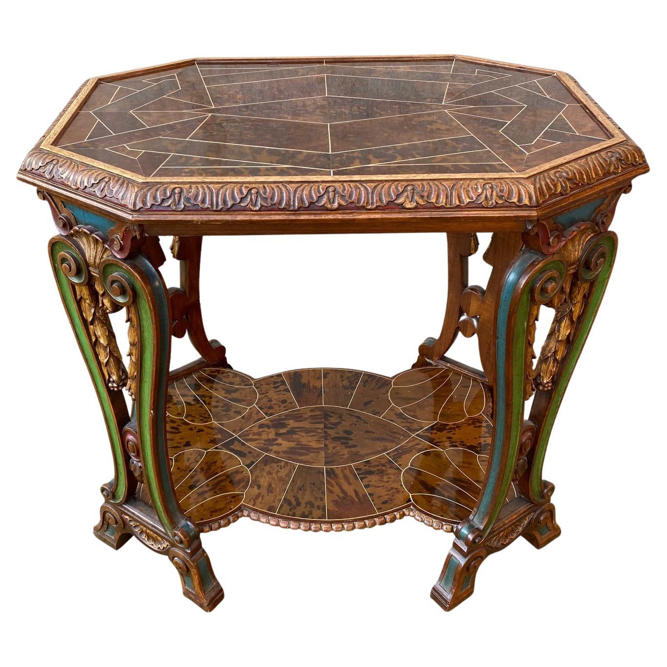 20th Century Art Deco Occasional Table by Maison Franck Antwerp Belgium For Sale