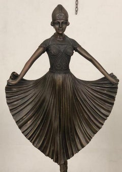 20th Century Art Deco Sculpture Representing a Dancer