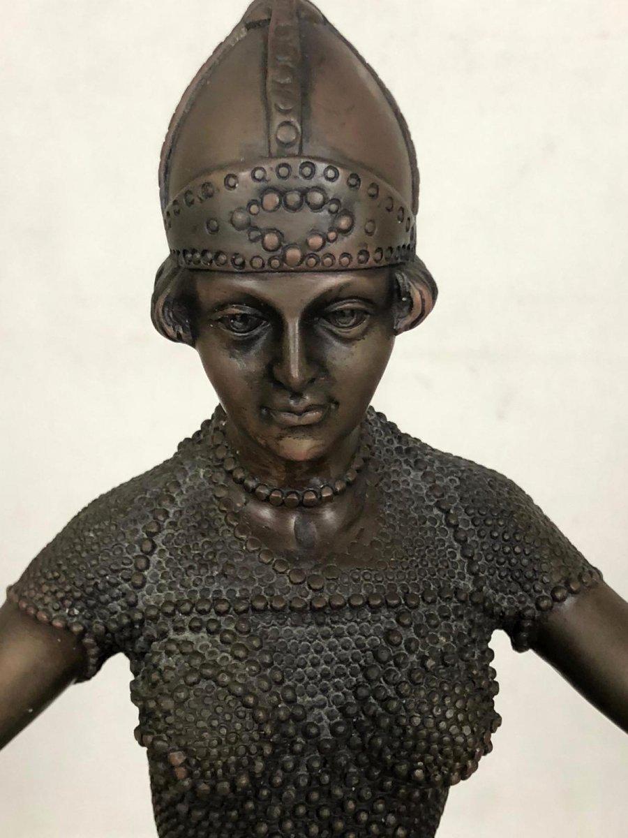 Italiano Scultura Art Deco del XX secolo raffigurante una ballerina in vendita