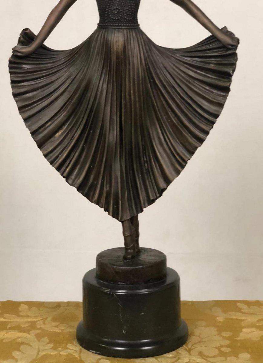 Scultura Art Deco del XX secolo raffigurante una ballerina In condizioni buone in vendita a Badia Polesine, Rovigo