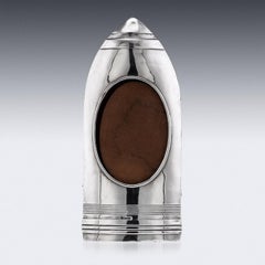 20th Century Art Deco Solid Silver Artillery Shell Photo Frame, c.1916