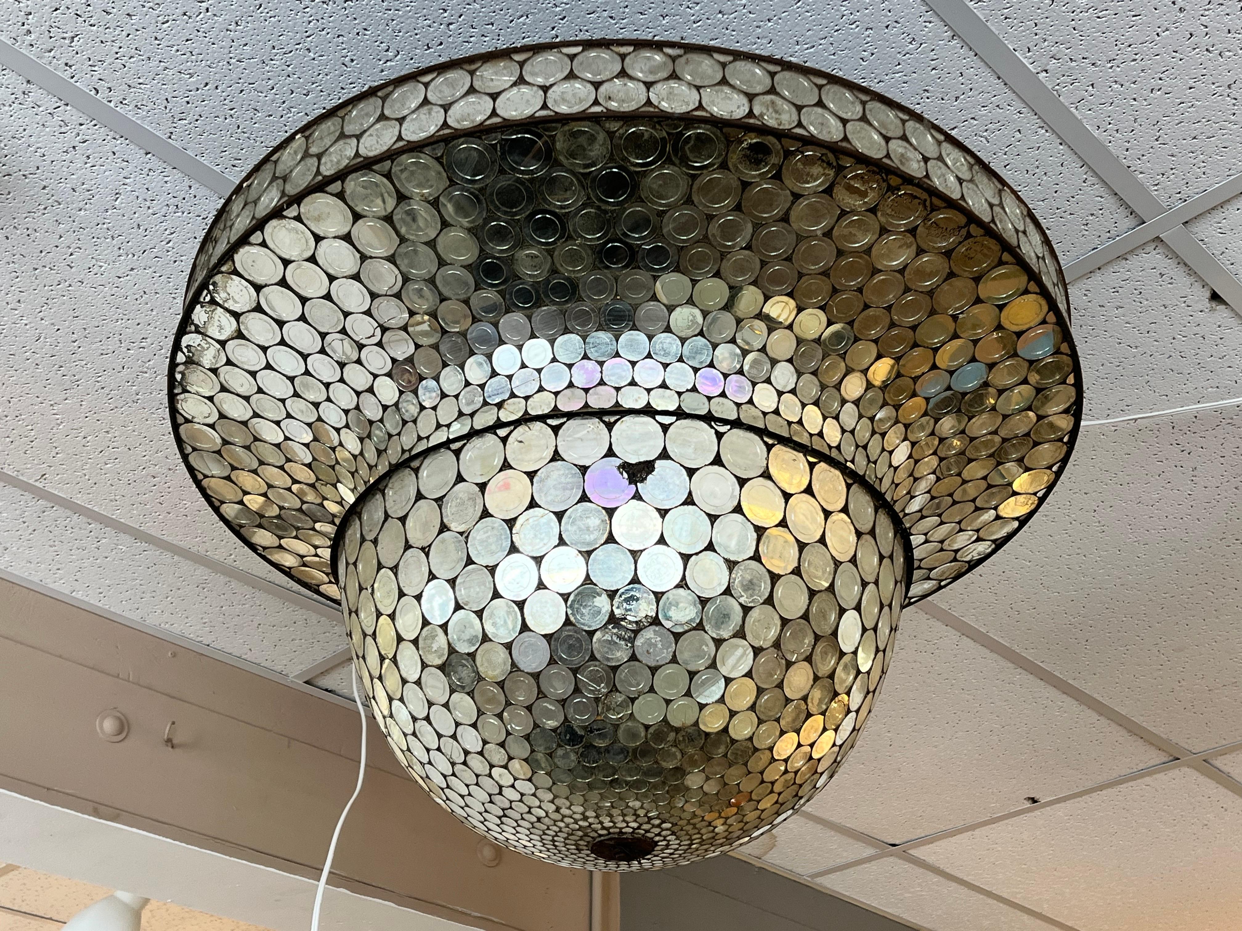 20th Century Art Deco Style Ballroom Roller Rink or Disco Ball or Bell Motorized 10