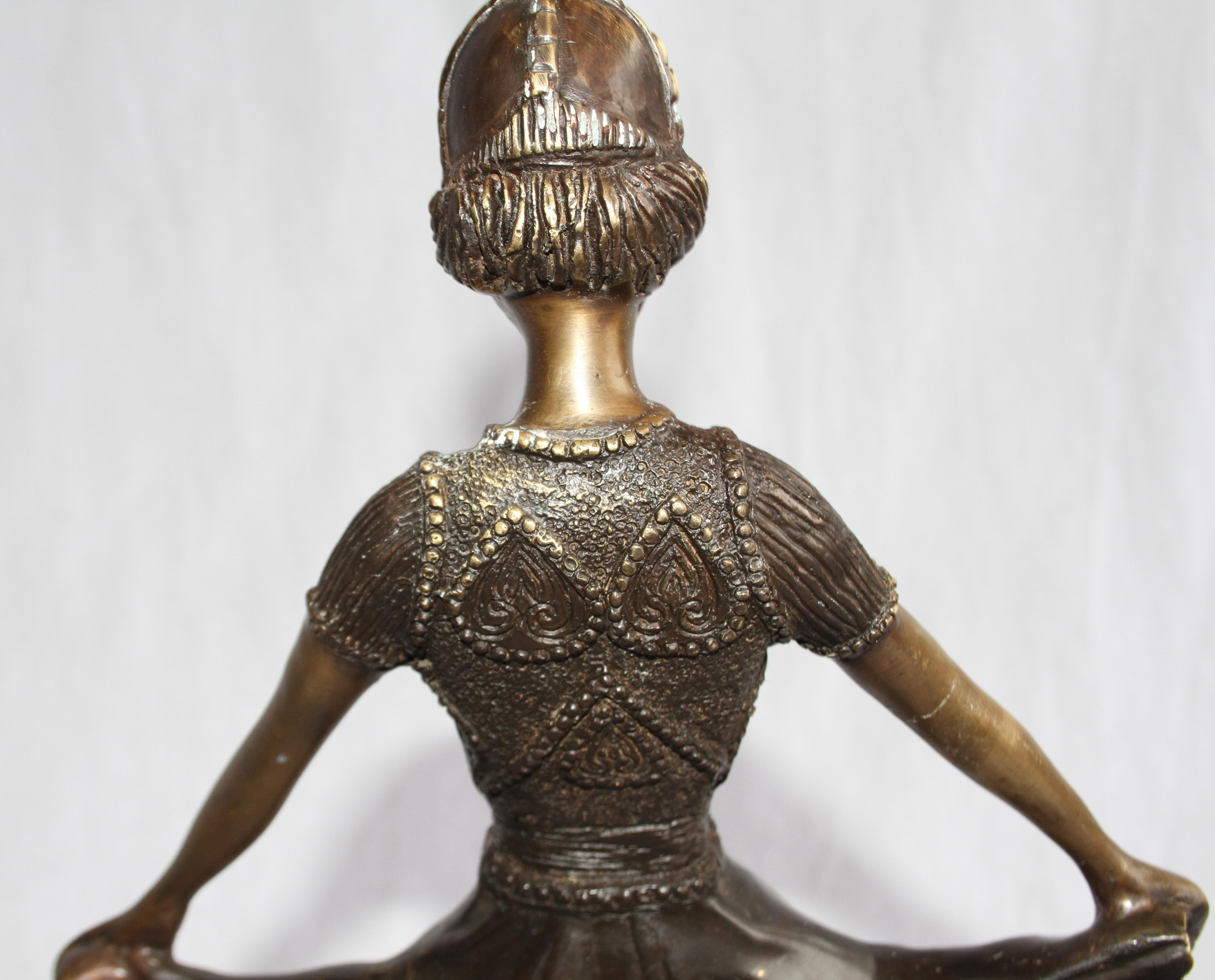 20th Century Art Deco Style Bronze Dancer, Demétre Haralamb Chiparus 1