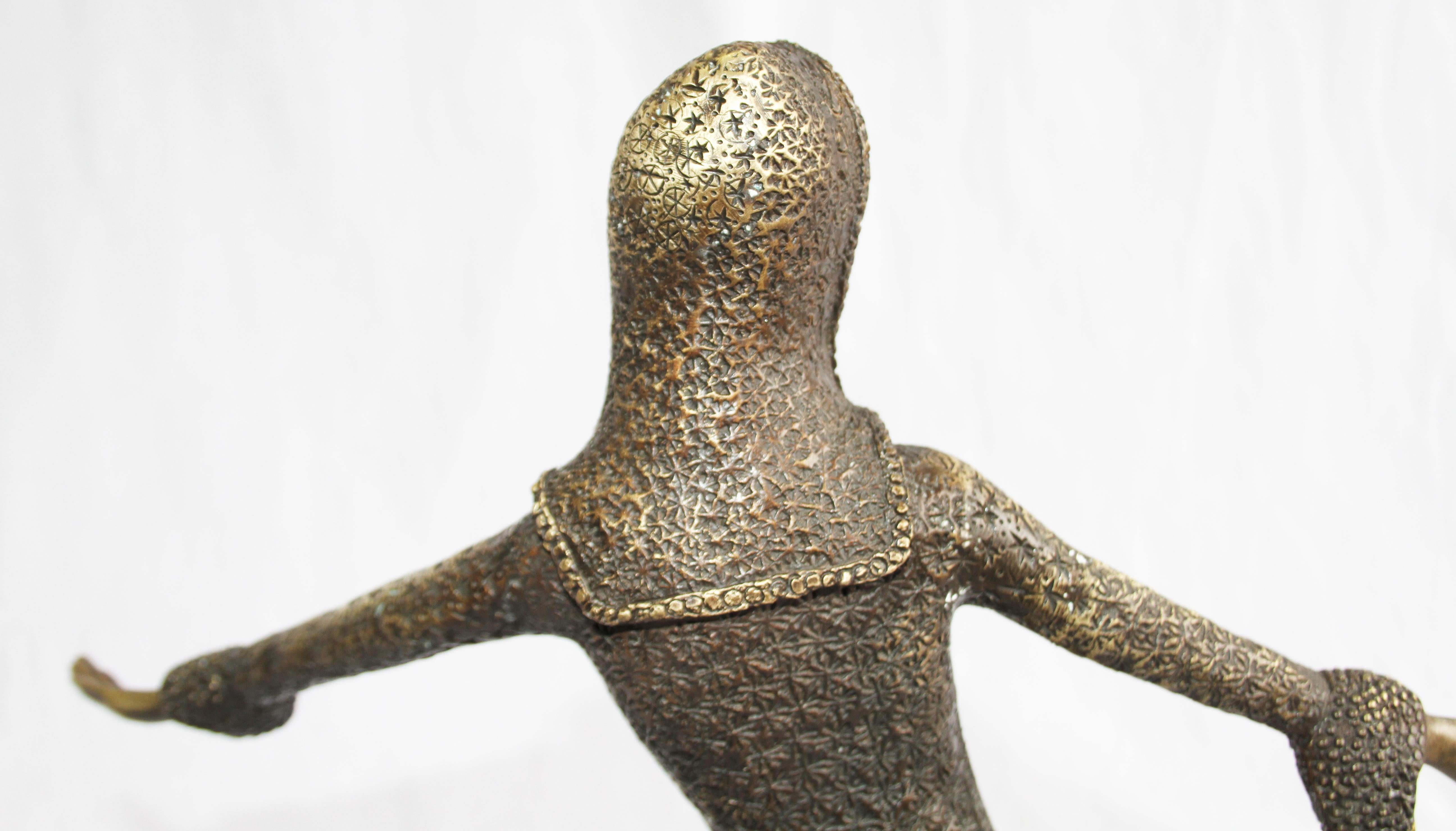 Hand-Crafted 20th Century Art Deco Style Bronze Figure, Demétre Haralamb Chiparus For Sale
