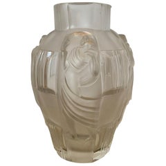 20th Century Art Deco Style Glass Vase