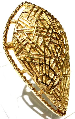 20th Century Art Deco Style Gold Plate Brooch & Necklace Pendant By, Coventry