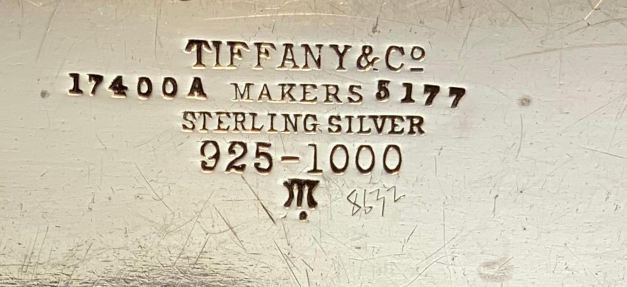 Tiffany & Co., 20. Jahrhundert, Art déco Herren-Schminktisch-Set aus Sterlingsilber im Zustand „Gut“ im Angebot in Guaynabo, PR