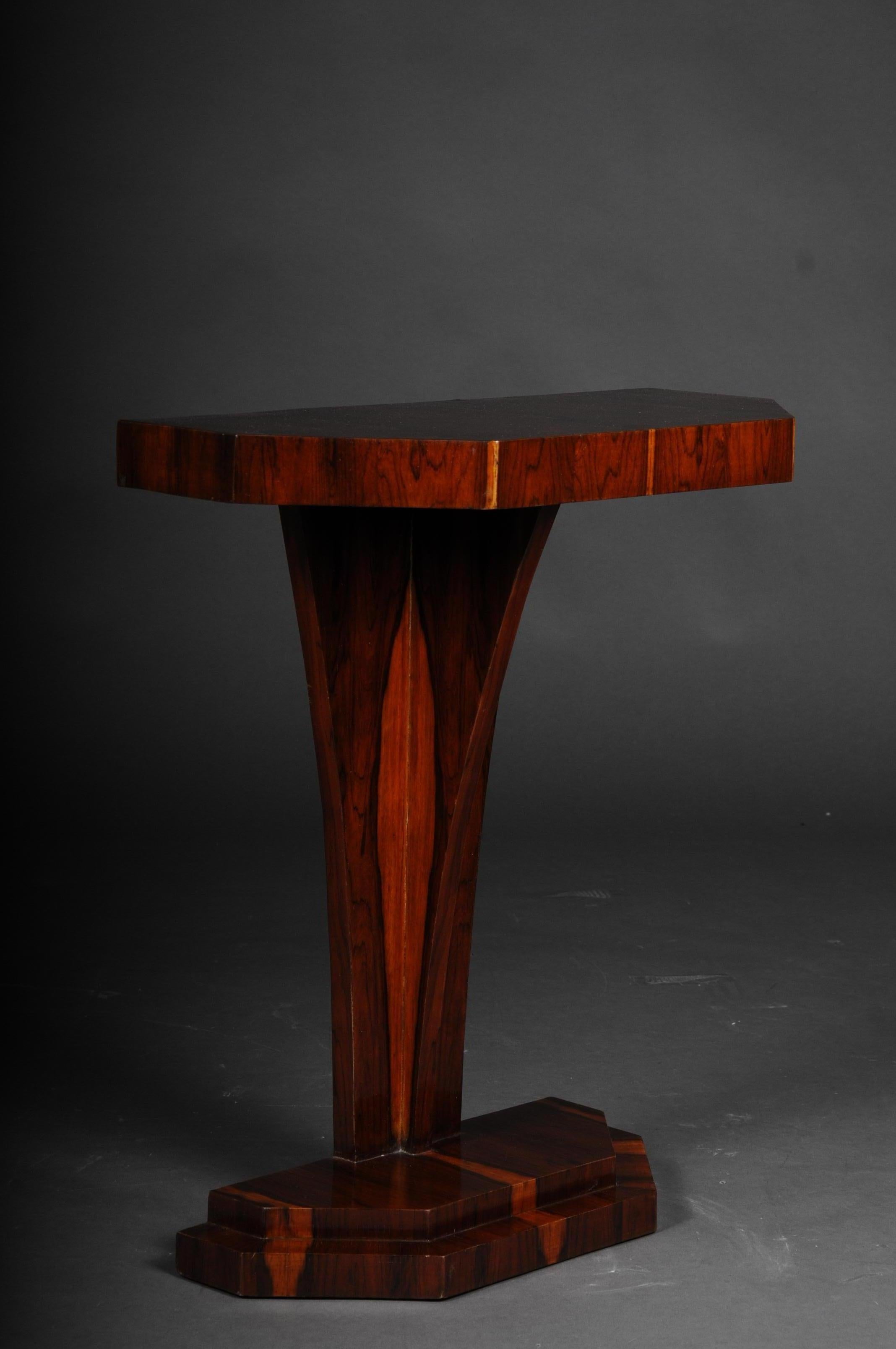 20th Century Art Deco Wall Console / Veneered Sideboard For Sale 1