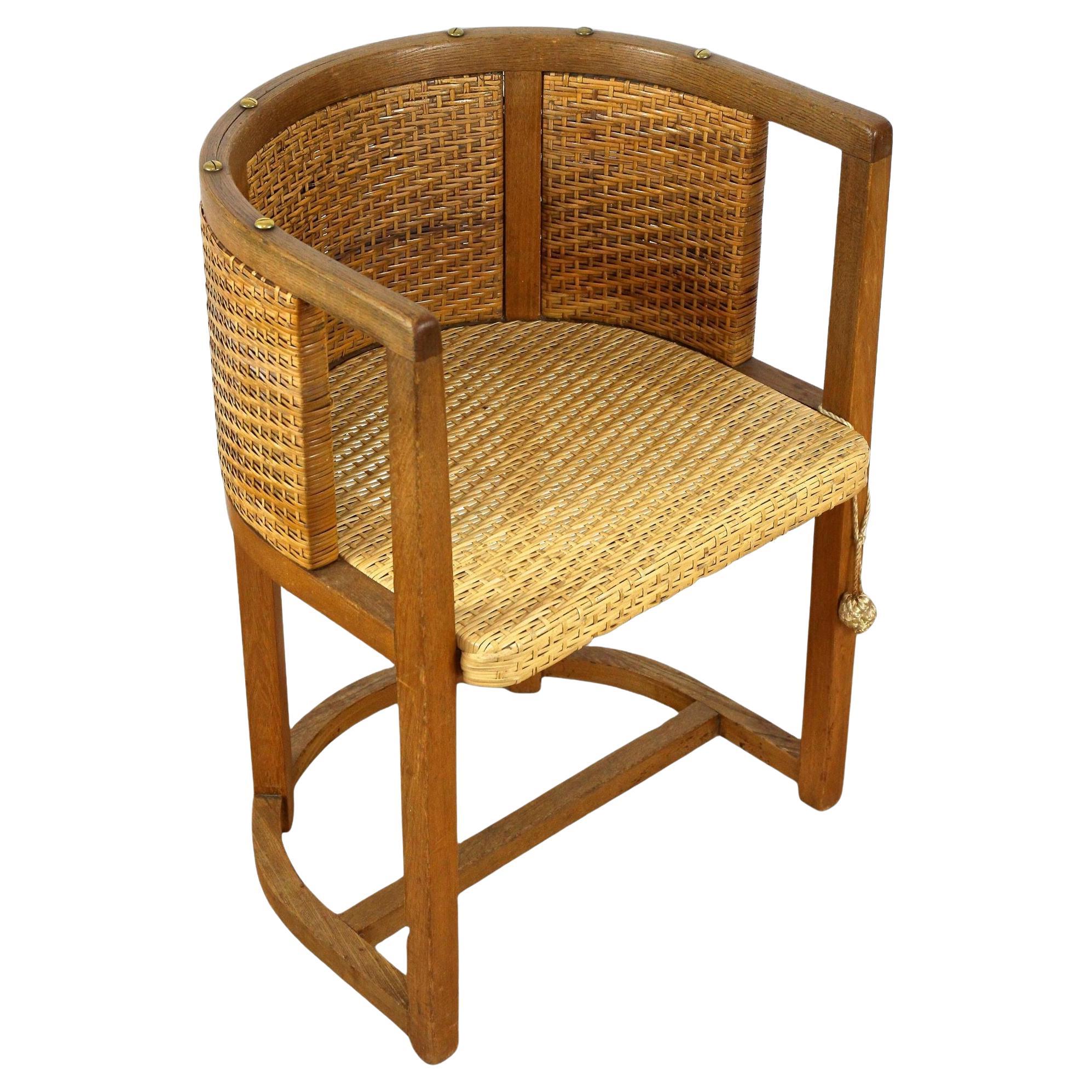 20th Century Art Nouveau Armchair Mod. 1307 by Prag-Rudniker, Austria ca. 1903 For Sale