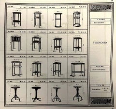 20th Century Art Nouveau Bentwood Side Table No. 960 by J & J Kohn, AT ca. 1910