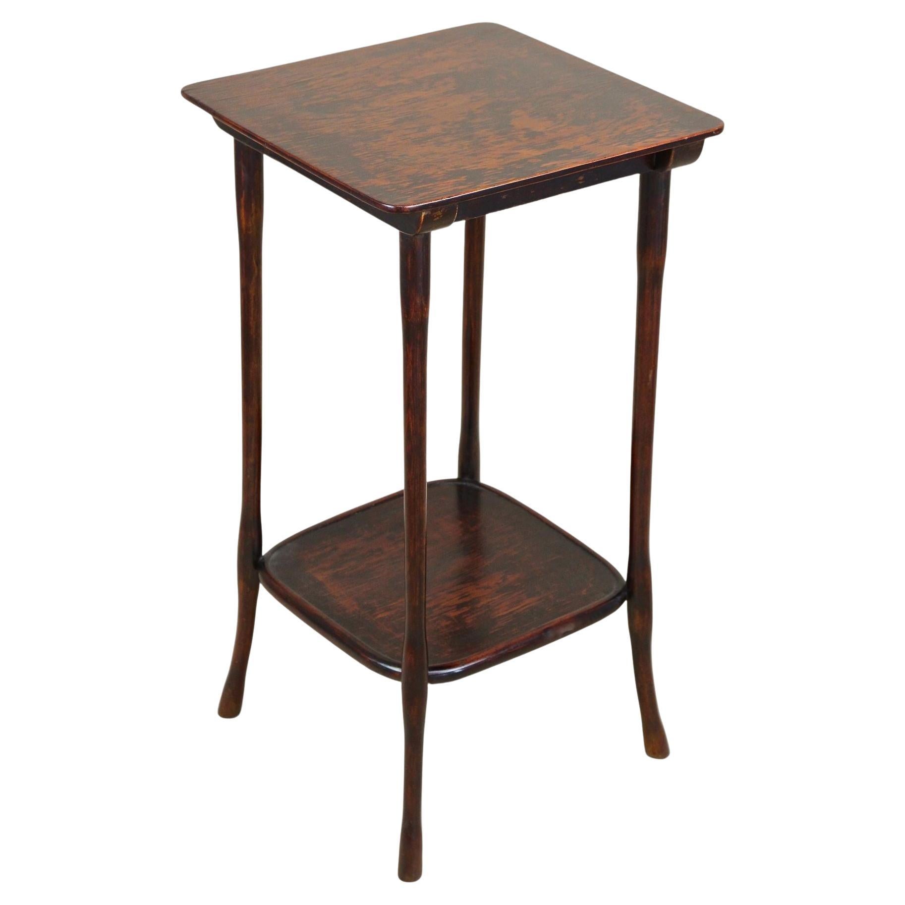 Tavolino in bengala Art Nouveau del XX secolo n. 960 di J & J Kohn, AT 1910 ca.