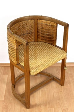20th Century Art Nouveau Elmwood Armchair 1307 by Prag-Rudniker, AT ca. 1903