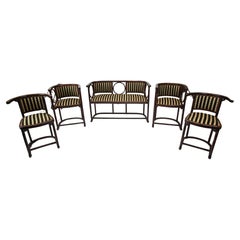 Ensemble Art Nouveau du 20e siècle "Fledermaus" de Josef Hoffmann. Vienne, 1905.