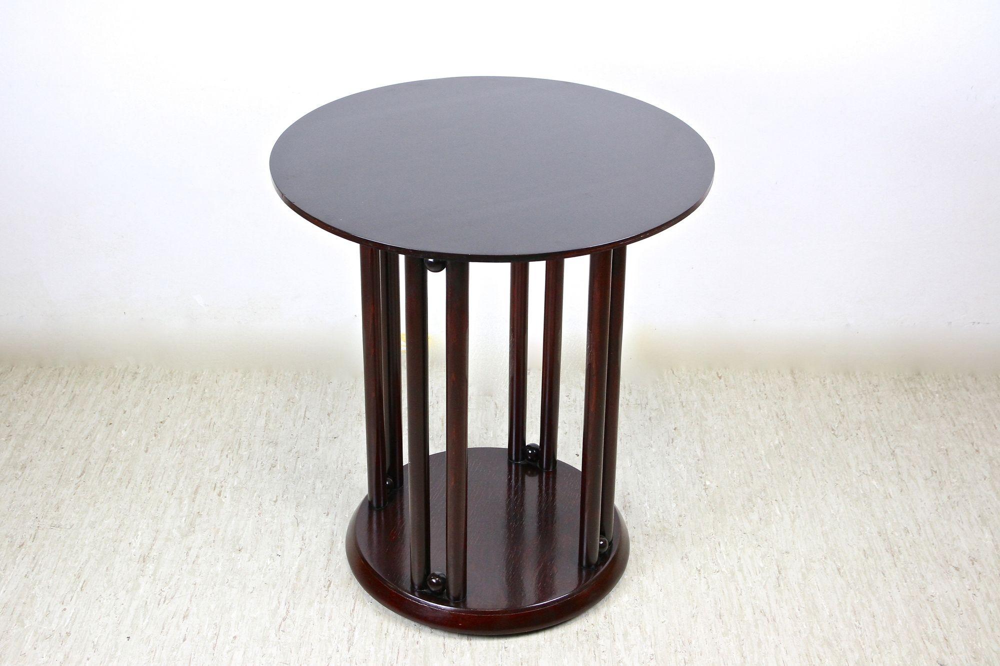 Mesa de centro Art Nouveau del siglo XX Fledermaus de Josef Hoffmann, AT ca. 1906 en venta 5
