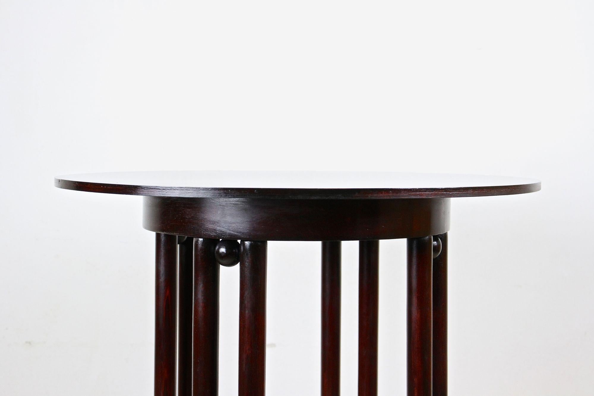 Mesa de centro Art Nouveau del siglo XX Fledermaus de Josef Hoffmann, AT ca. 1906 en venta 6