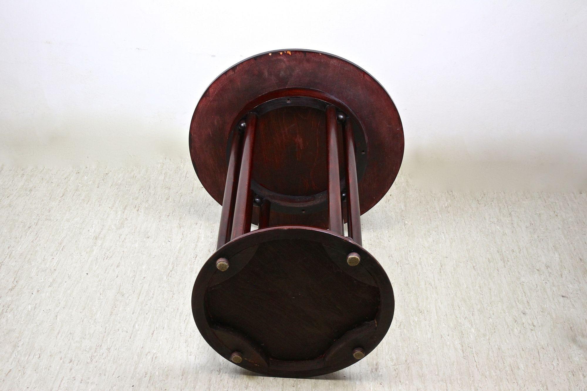 Mesa de centro Art Nouveau del siglo XX Fledermaus de Josef Hoffmann, AT ca. 1906 en venta 8