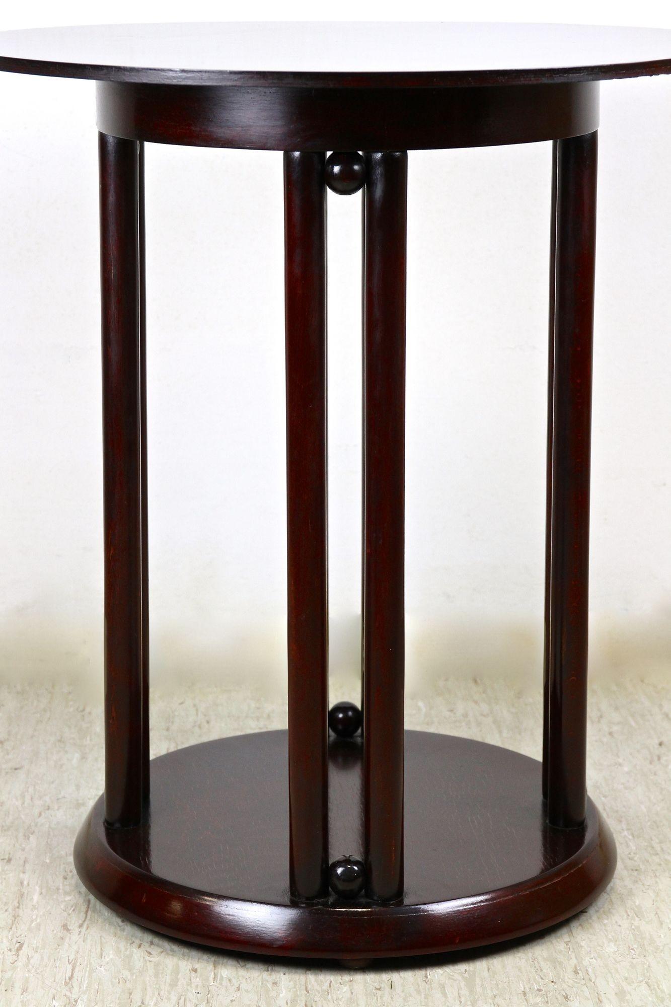 Mesa de centro Art Nouveau del siglo XX Fledermaus de Josef Hoffmann, AT ca. 1906 en venta 2