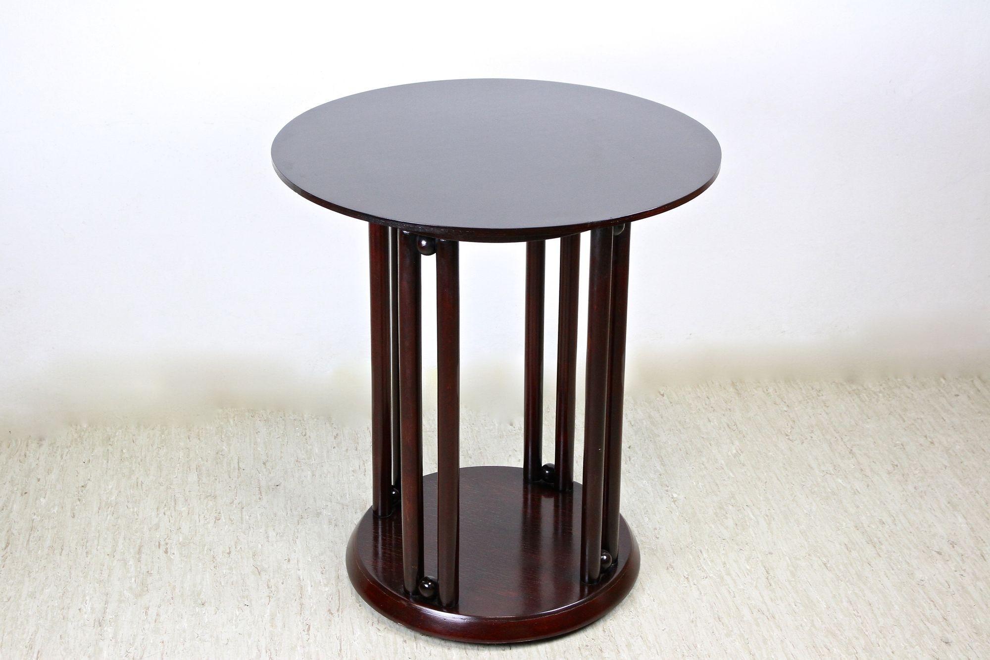 Mesa de centro Art Nouveau del siglo XX Fledermaus de Josef Hoffmann, AT ca. 1906 en venta 4
