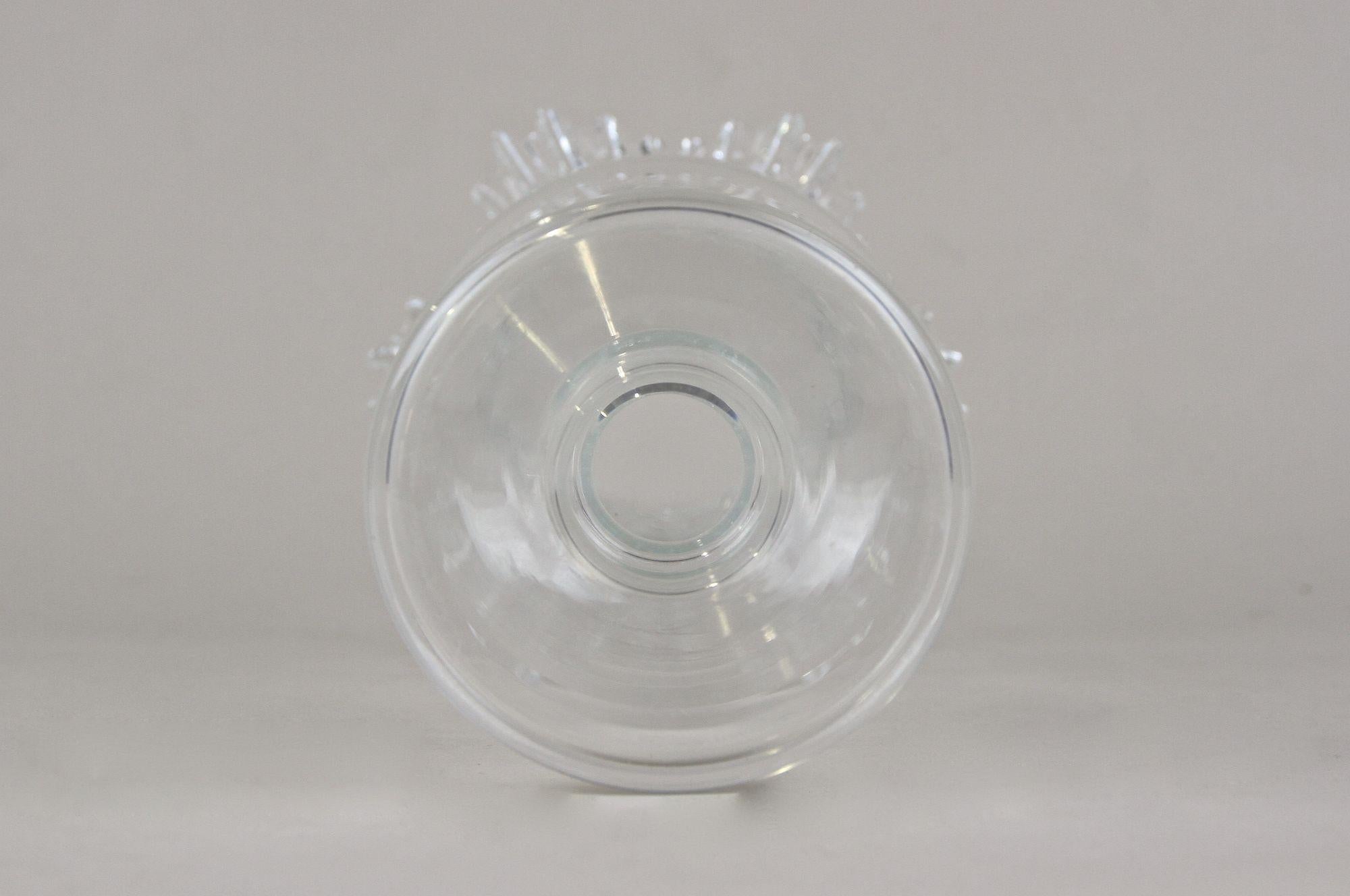Vaso in vetro a balze Art Nouveau del XX secolo, Austria, 1910 circa in vendita 7