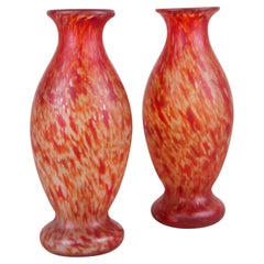 20th Century Art Nouveau Glass Vases, France, circa 1900